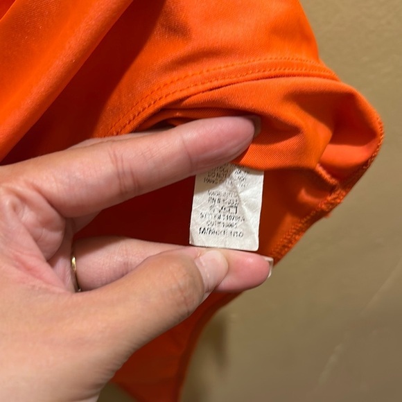 Better be Vibrant Orange  One Piece bodysuit - Picture 3 of 4